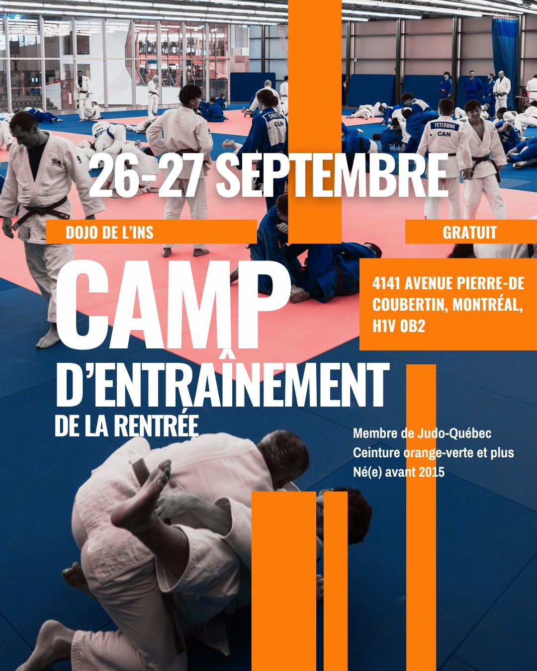 Camp d'entraînement de la rentrée 2026-2027 - MONTRÉAL