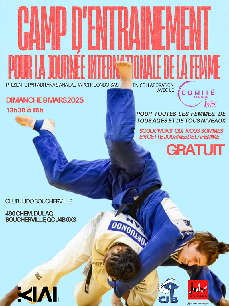 Camp d'entraînement féminin pour la journée internationale des droits de la femme 2025