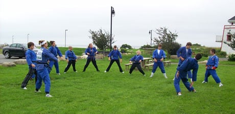 Entraînement extérieur.