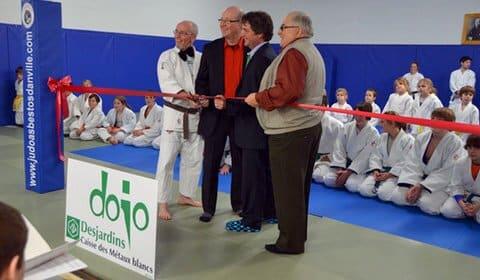 Inauguration dojo Desjardins des Métaux blancs