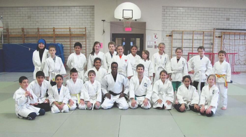 Semaine de judo à l'école Dollard-des-Ormeaux