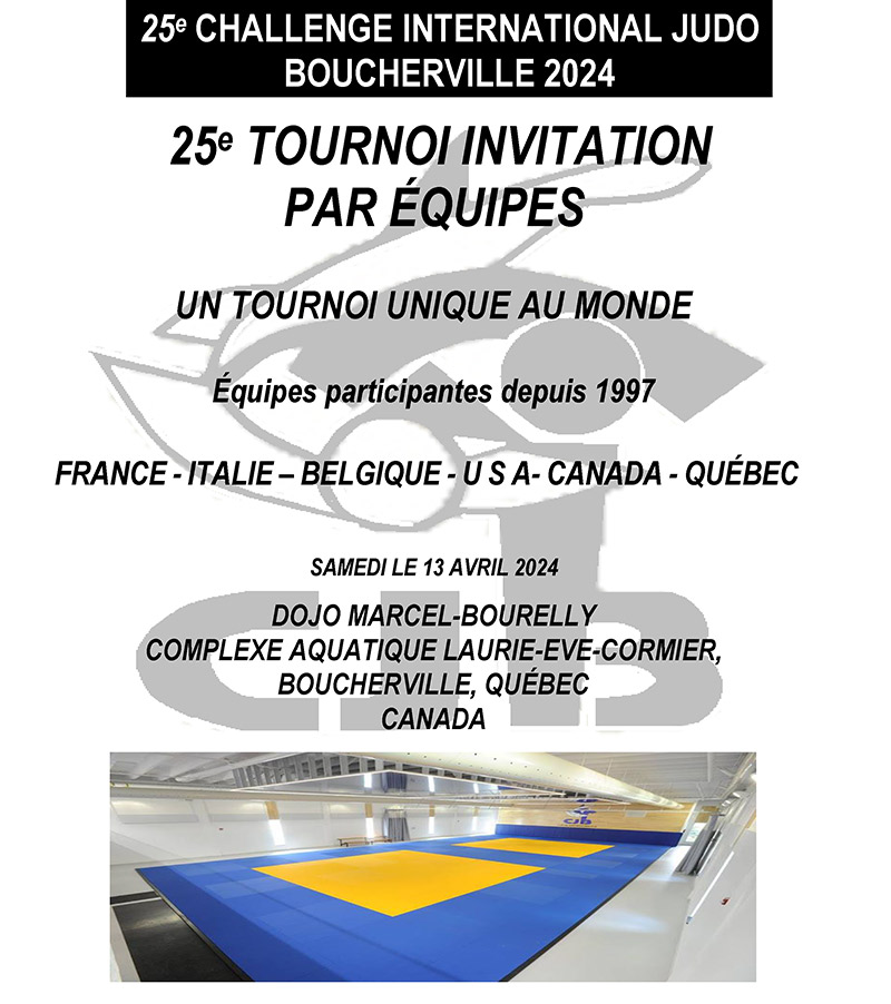 25e Challenge International Judo Boucherville 2024
